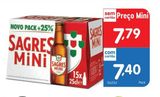 Oferta de Cerveja Sagres Mini por 7,4€ em Minipreço