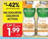 Oferta de Iogurte Activia por 1,99€ em Minipreço
