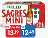 Oferta de Cerveja Sagres Mini por 12,49€ em Minipreço