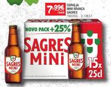 Oferta de Cerveja Sagres Mini por 7,99€ em SPAR