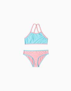 Oferta de Biquíni Debruado, Menina, Azul Claro por 5,99€ em MO