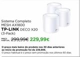 Oferta de Roteador TP-LINK por 229,99€ em El Corte Inglés