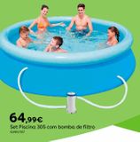 Oferta de Piscina com filtro por 64,99€ em Toys R Us