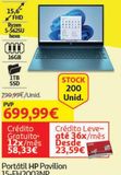 Oferta de PORTÁTIL HP PAVILION 15-EH2003NP  por 699,99€ em Auchan