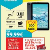 Oferta de TABLET 10.1'' QILIVE por 99,99€ em Auchan