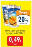 Oferta de Sumo capri-Sun por 0,49€ em Froiz