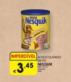 Oferta de Chocolate em pó Nesquik por 3,45€ em Meu Super