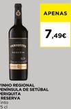 Oferta de Vinhos por regiões Periquita por 7,49€ em El Corte Inglés