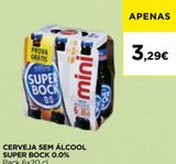 Oferta de Cerveja sem álcool Super Bock por 3,29€ em El Corte Inglés