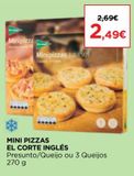 Oferta de Mini pizza El Corte Inglés por 2,49€ em El Corte Inglés