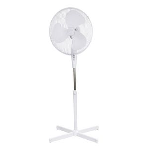 Oferta de Ventilador De Pé 40 Cm Branco por 18,95€ em Brico Depôt