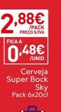Oferta de Cerveja Super Bock por 2,88€ em Recheio
