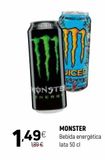 Oferta de Bebida energética Monster por 1,49€ em Coviran