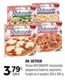 Oferta de Pizza congelada Dr. Oetker por 3,79€ em Coviran