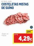 Oferta de Costeleta suína por 4,29€ em Makro
