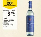 Oferta de Vinho verde Casal Garcia por 3,19€ em Continente Bom dia