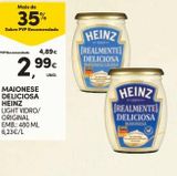 Oferta de Maionese Heinz por 2,99€ em Continente Bom dia