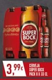 Oferta de Cerveja Super Bock por 3,99€ em Miranda Supermercados