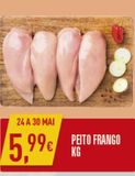 Oferta de Peito de frango por 5,99€ em Miranda Supermercados