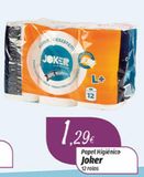 Oferta de Papel higiênico joker por 1,29€ em Miranda Supermercados