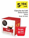 Oferta de Cápsulas de café Dolce Gusto por 5,19€ em Amanhecer