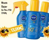 Oferta de Protetor solar Nivea por 13,99€ em Belita Supermercados