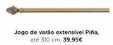 Oferta de Varão para cortina de renda por 39,95€ em El Corte Inglés