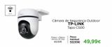 Oferta de Câmera de segurança TP-LINK por 49,99€ em El Corte Inglés