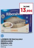 Oferta de Bacalhau Riberalves por 13,99€ em El Corte Inglés