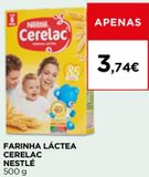 Oferta de Farinha láctea de aveia Nestlé por 3,74€ em El Corte Inglés